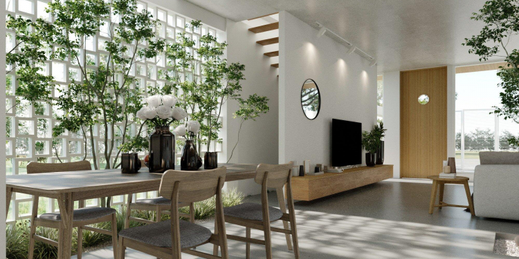 case study house 33 bf47f21e - Mẫu nhà 2 tầng đẹp cho gia chủ yêu thiên nhiên