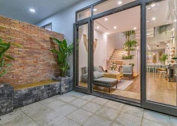 mau nha pho dien tich 58 m voi 3 phong c3ff8132 - Mẫu nhà phố diện tích 58m2 với 3 phòng ngủ và 1 phòng Gym trong nhà