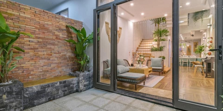 mau nha pho dien tich 58 m voi 3 phong c3ff8132 - Mẫu nhà phố diện tích 58m2 với 3 phòng ngủ và 1 phòng Gym trong nhà