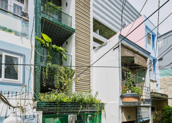 nha gan 35m2 nam trong hem nho duoc thiet ke fa00196f - Mẫu nhà tầng 35m2 nằm trong hẻm nhỏ, được thiết kế thoáng đãng của gia đình 5 người tại Sài Gòn