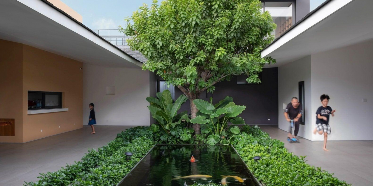 nha o hoc mon tphcm f1f81ea2 - Mẫu nhà vườn đẹp có thiết kế hiện đại, tối giản tại Hóc Môn, Tp.HCM