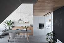 residentialobeijing chinainteriors designers hao designarea 117 moyear 2018 0f38da28 - Mẫu nhà áp mái đẹp năm 2018