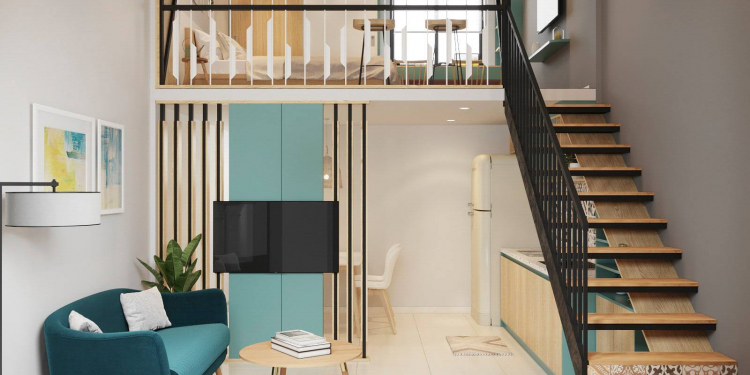 hinh noi that va phong khach 205 284c8a87 - Cải tạo căn nhà trọ cũ tuyệt đẹp ở Xã Bà Điểm, huyện Hóc Môn, Tp.Hồ Chí Minh