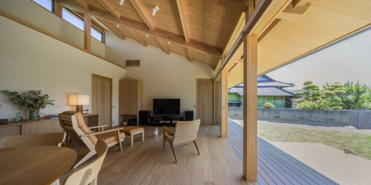 ngoi nha voi noi that don gian nhung day du 72bf6263 - Mẫu nhà sàn hiện đại, rộng rãi và thoáng mát, nội thất đơn giản thách thức không gian