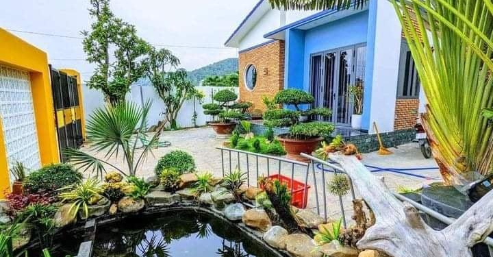 nha cap 4 dep xinh co ao nuoi ca fe657388 - Nhà cấp 4 đẹp xinh có áo nuôi cá