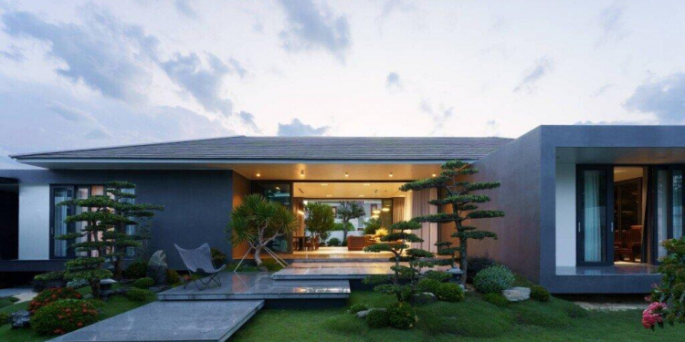 1633094521 nha 1 tang 350m2 cua gia dinh ba the he 349d70ba - Mẫu nhà vườn 350m2 của gia đình ba thế hệ, tận hưởng cuộc sống an yên giữa vườn xanh và sự trong lành tại vùng ngoại ô