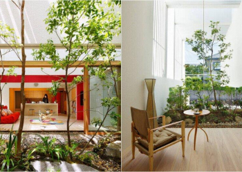 1633126819 nha pho phoi mau day tinh te theo 4 mua 40cc2be7 - Nhà phố phối màu đầy tinh tế theo 4 mùa trong năm, ấn tượng nhất là khoảng sân trong