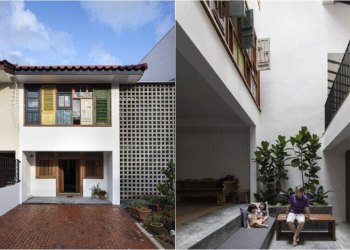 1633228280 the heng house ngoi nha xua voi khoang san 4741130f - The Heng House – ngôi nhà "xưa" với khoảng sân trong và những ô cửa đầy màu sắc luôn đầy ắp tiếng cười của gia đình ba thế hệ