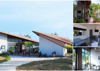 1633245061 nha 1 tang thiet ke nhu canh dieu goi nho 98106b09 - Nhà 1 tầng thiết kế như cánh diều, gợi nhớ đến tuổi thơ tươi đẹp của gia chủ, hoàn thiện với chi phí 860 triệu đồng