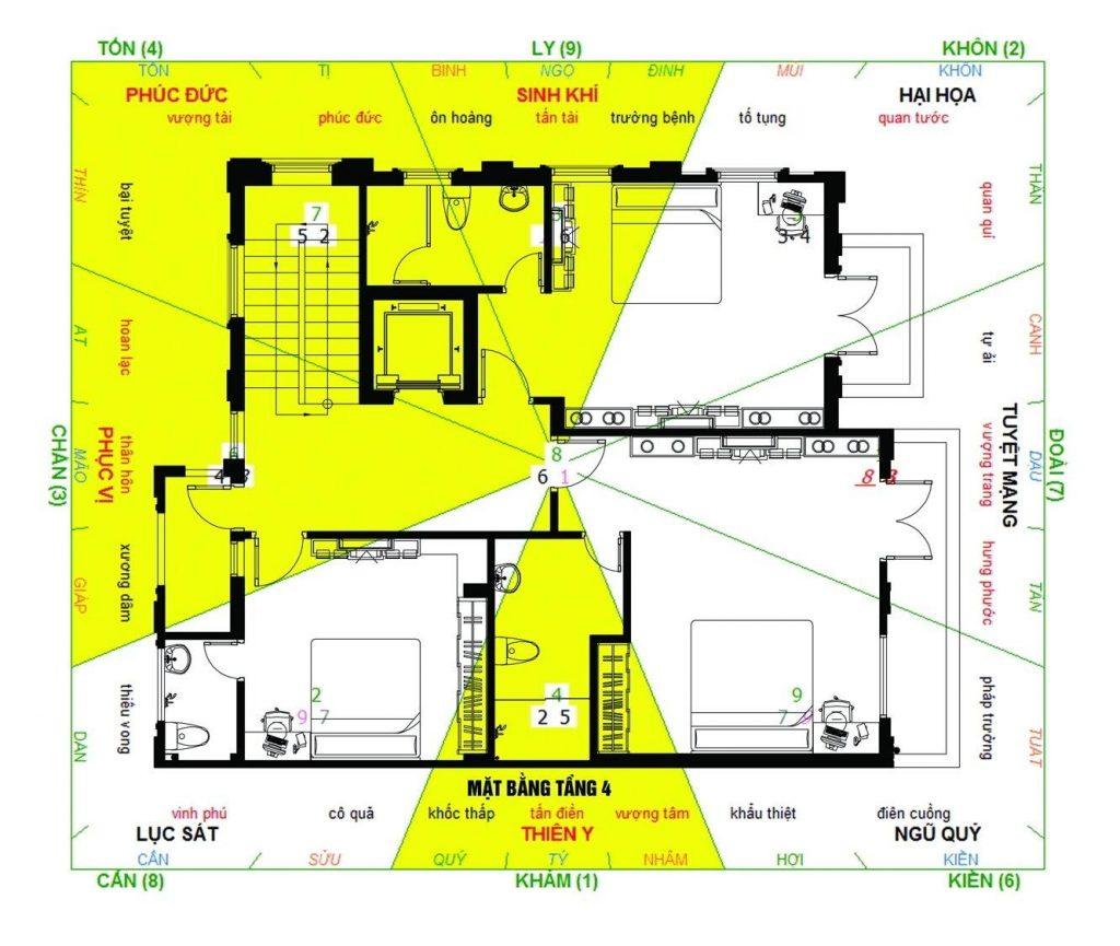 nha phong thuy c1b6abde - 9 nguyên tắc phong thủy nhà ở bạn cần nắm vững khi mua nhà