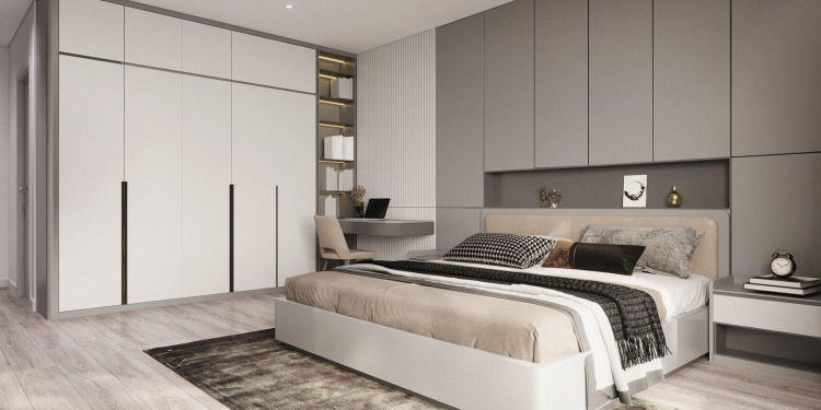 phong ngu 8fbc641f - Thiết kế phòng ngủ đẹp, ấn tượng chỉ với 6 vật dụng đơn giản